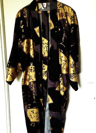 Роскошный японский халат / кимоно / юката . 100 % хлопок .5 фото