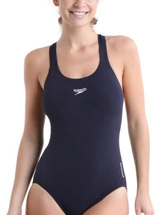 16-18 speedo новый слитный цельный спортивный купальник для бассейна анти хлор6 фото