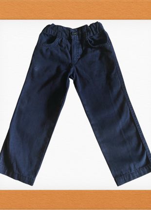 Брюки синие штаны для мальчика 4 лет брюки