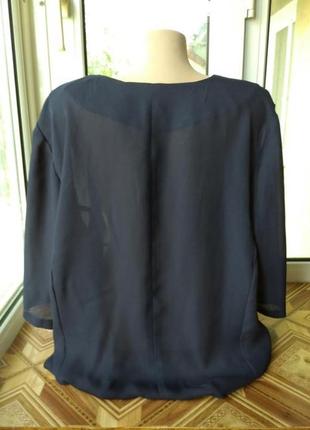 Шифоновая блуза блузка пиджак большого размера батал7 фото