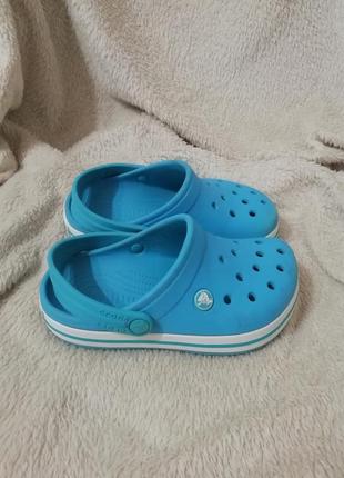 Клоги, кроксы crocs j 1, р. 32-33, стелька 21,5 см индонезия