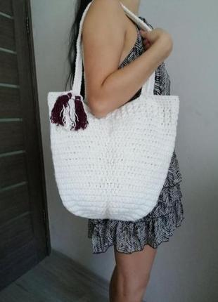 Плетена сумка ручної роботи