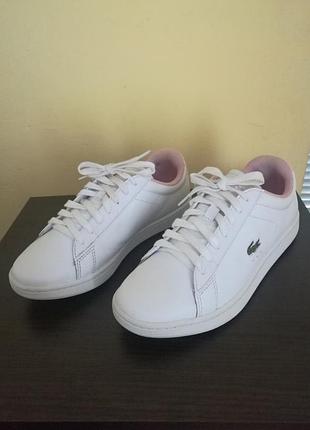 Кросівки жіночі шкіряні lacoste,38 розмір,устілка 23—23,5см