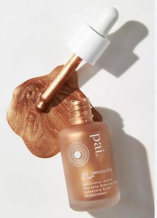 Pai glow bronzing drops сяючі краплі бронзатор для обличчя4 фото