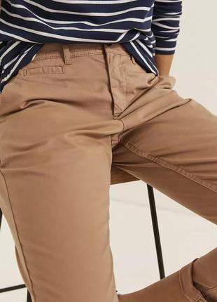 Качественные высокие брюки брюки брючины чинос из чистого хлопка р.18-202 фото