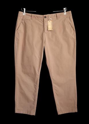 Качественные высокие брюки брюки брючины чинос из чистого хлопка р.18-205 фото