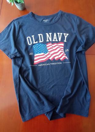 Оригинальный ❤️‍🔥 футболка old navy с классическим принтом с флагом сша, коллекция 2023 года!5 фото