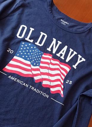 Оригинальный ❤️‍🔥 футболка old navy с классическим принтом с флагом сша, коллекция 2023 года!4 фото