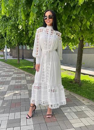 Белое платье zimmerman