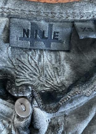 Новая дизайнерская хлопковая майка топ nile xs швейцария 🇨🇭2 фото