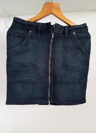 Юбка джинсовая мини