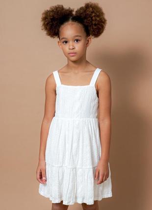 Сарафан білий мереживний