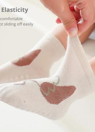 Набор носков,антискользящие носки, противоскользящие носки, прорезиненная подошва, детские носки, носки7 фото