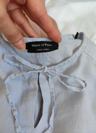 Нежно сиреневая блуза из нежного льна от marc o polo3 фото