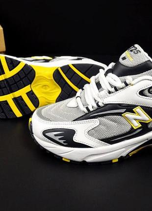 Кросівки жіночі new balance 725 white & gray & black & yellow2 фото