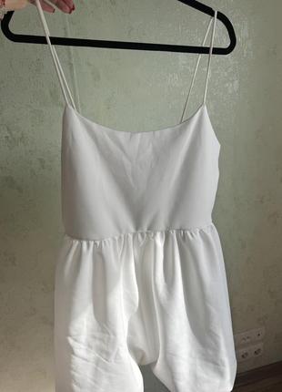 Платье белое облачко