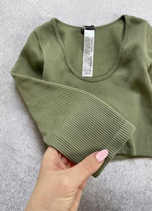 Топ в рубчик zara, легінси з ефектом пушап2 фото