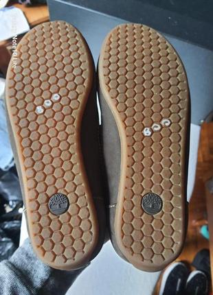 Timberland оригинал! стильные кожаные летние туфли мокасины на липучках2 фото