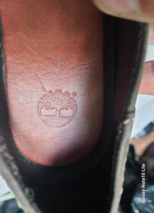 Timberland оригинал! стильные кожаные летние туфли мокасины на липучках4 фото