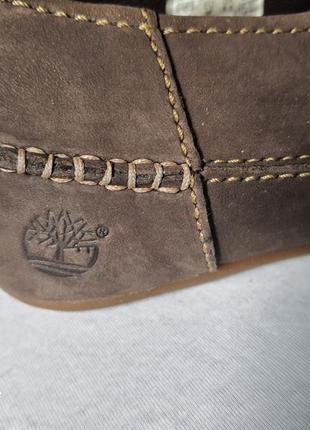 Timberland оригинал! стильные кожаные летние туфли мокасины на липучках6 фото