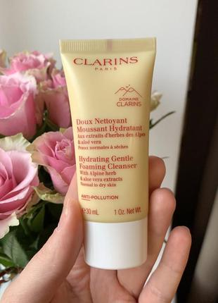 Clarins очищающий пінистий крем