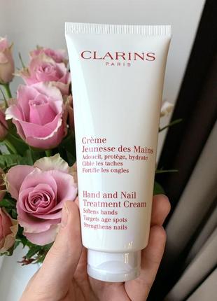 Крем для рук clarins hand & nail treatment cream