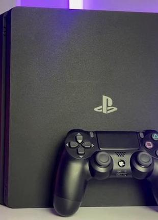 Sony playstation 4 pro 1 tb + джойстики и игры (fifa и другие )