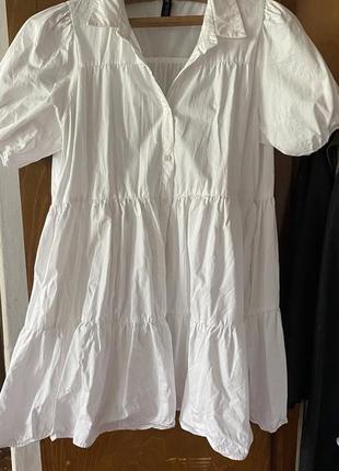 Белое платье от zara