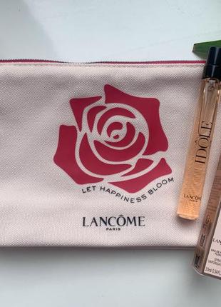 Набор lancome indole now florale парфюмированная вода 10 мл и косметичка.