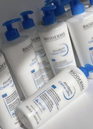 Ультра живильний крем для тіла bioderma atoderm nourishing creme 500 мл