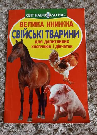 Книжка домашние животные