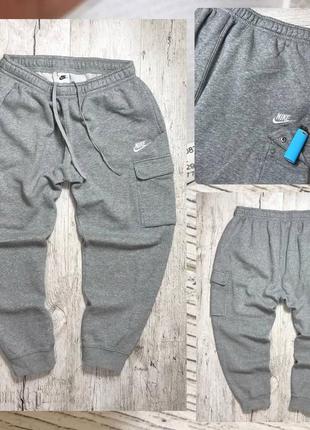 Nike m nsw club pant cargo найк спортивные штаны размер l (на не высокого,плотного телосложением)