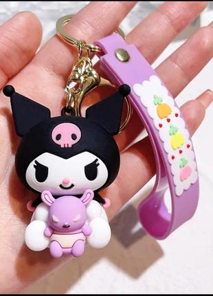 Брелок куромі, kuromi хелоу кіті, melody, мелоді hello kitty