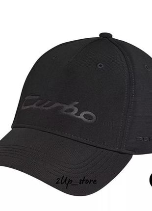 Бейсболка porsche baseball cap turbo, unisex, black1 фото