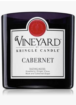 Kringle candle vineyard cabernet aроматическая свеча