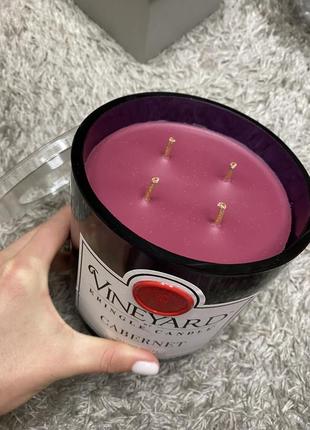 Kringle candle vineyard cabernet aроматична свічка