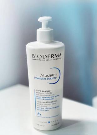 Успокаивающий лосьон для атопической кожи bioderma atoderm intencive 500 мл