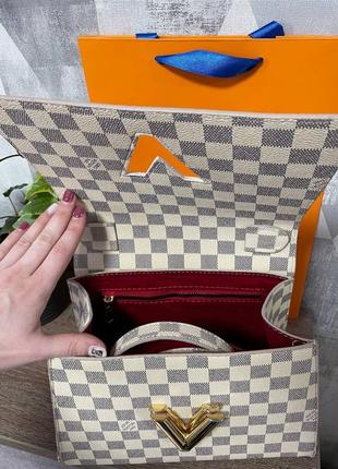 Сумка луи виттон с платком материал канва фурнитура металл люкс
