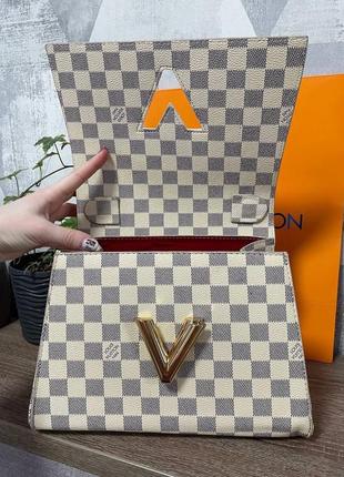 Сумка луи виттон с платком материал канва фурнитура металл люкс