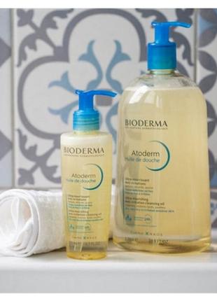 Масло гель для душу bioderma atoderm shower oil 200ml/1000мл