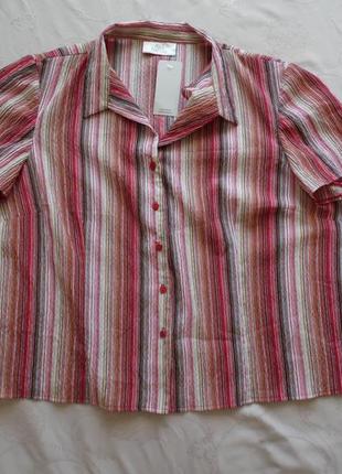 Блуза батал ann harvey размер 24(50) - идет на 58-60+.2 фото