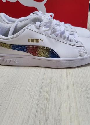 Новые женские кеды кроссовки puma smash v2 olympic