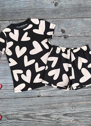 Пижама футболка и шорты 122