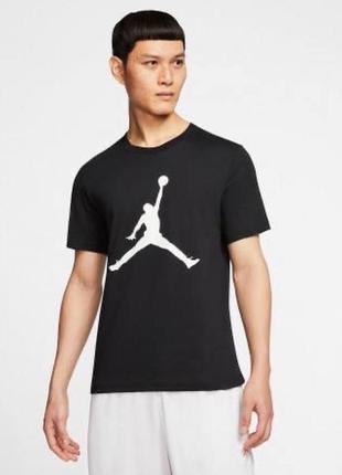 Футболка nike mj jumpman ss crew black