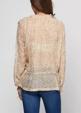 Шовкова блуза h&m.2 фото