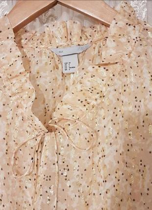 Шовкова блуза h&m.5 фото