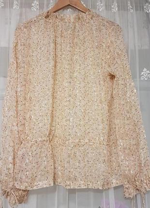 Шовкова блуза h&m.3 фото