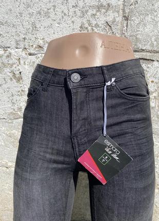 Нові чорні варені джинси з лампасами esmara розмір хс2 фото