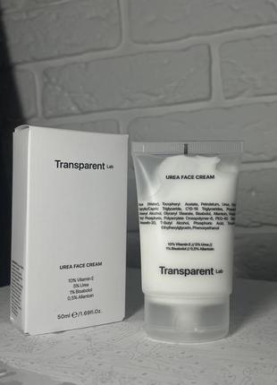 Transparent-lab urea face cream