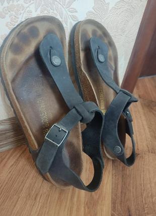 Шлёпанцы ортопедические, натуральные birkenstock p39